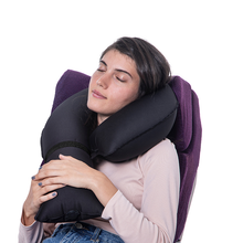 Load image into Gallery viewer, ** Exclusive Offer Now** CANDY CANE Inflatable Travel Pillow (Ready Stock)