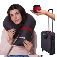 Load image into Gallery viewer, ** Exclusive Offer Now** CANDY CANE Inflatable Travel Pillow (Ready Stock)