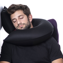 Load image into Gallery viewer, ** Exclusive Offer Now** CANDY CANE Inflatable Travel Pillow (Ready Stock)