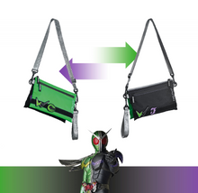 Load image into Gallery viewer, ** Exclusive Offer Now** Jump Off- 2-in-1 Flip Crossbody Bag – Kamen Rider W Collaboration