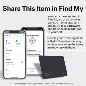 VINGNUT Card Finder | Wireless Charging. Works with Apple Find My (iOS Only), Item Tracker for Wallet, Luggage Tags, Phone, Passports and More, IP67 Waterproof (Pre-Order)